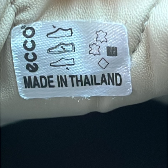 Ecco classic saddle white cognac Gore-Tex Golf Shoes - Size 36 - Picture 10 of 14